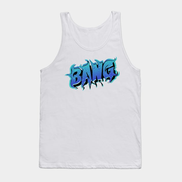 BLUE BANG Tank Top by skeyturtle